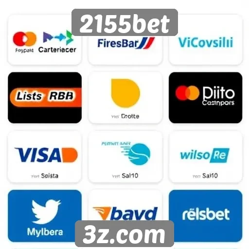 Métodos de pagamento no site 2155bet
